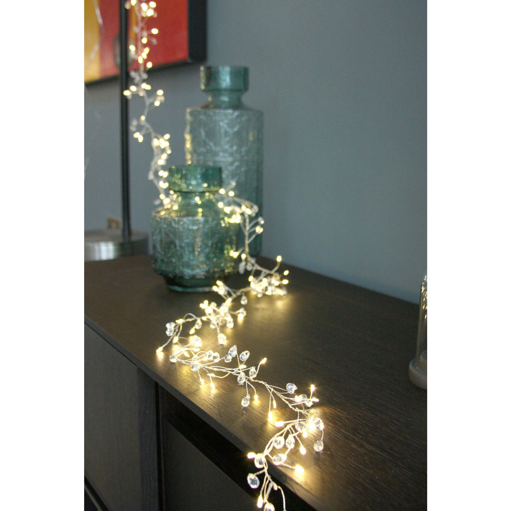 Crystal rock shop string lights