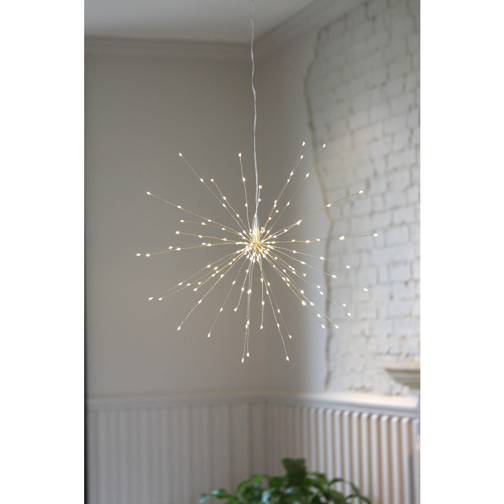 Hanging starburst pendant light deals