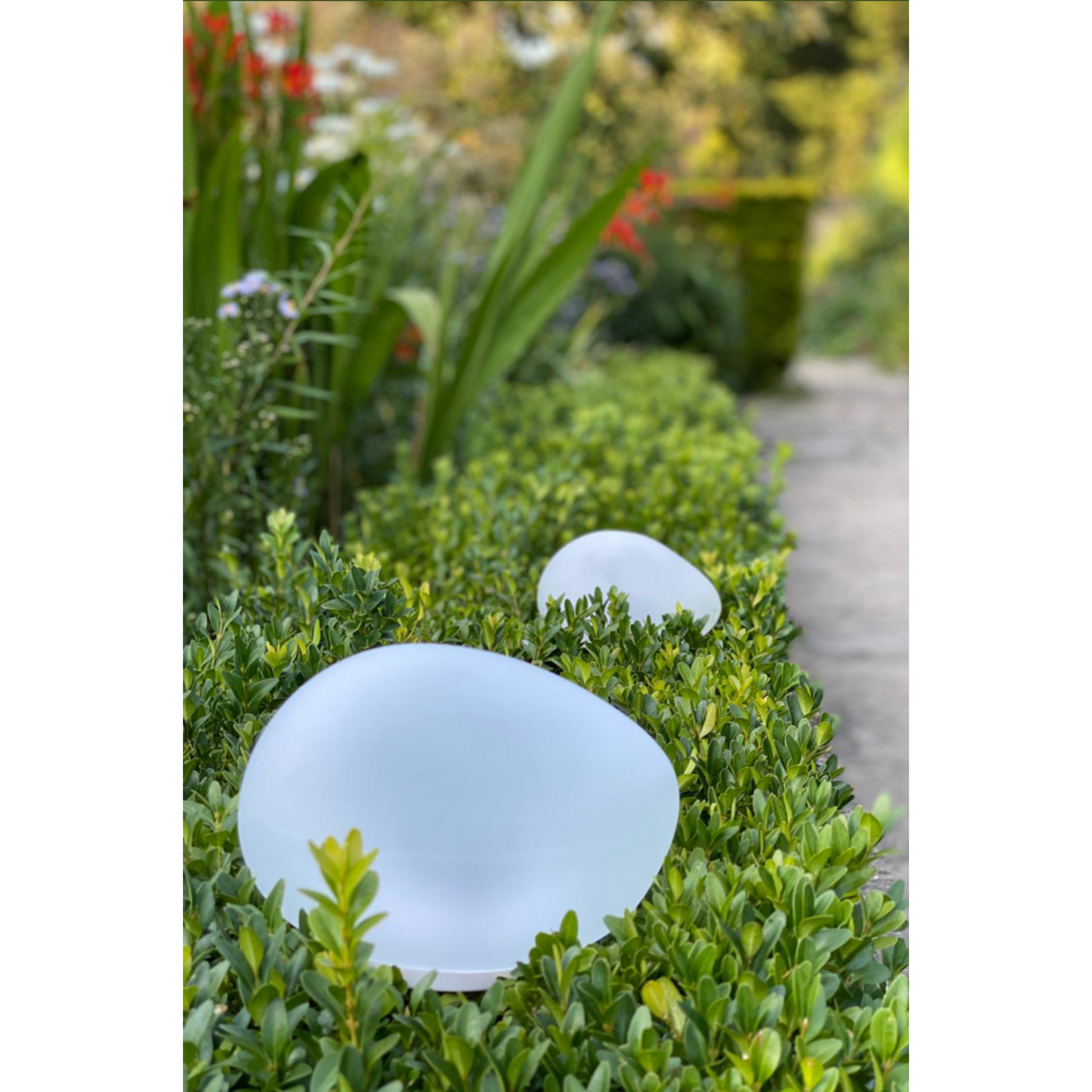Solar Garden Pebble | Solar Glass Stones | Lumina Of London