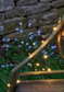 Solar Cluster String Lights - Green