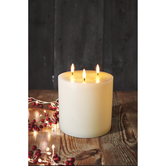 LED 3 Wick Candle | LED Wick Candle | Lumina Of London