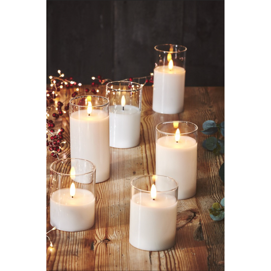 LED Glass Candles | Glass Candle | Lumina Of London